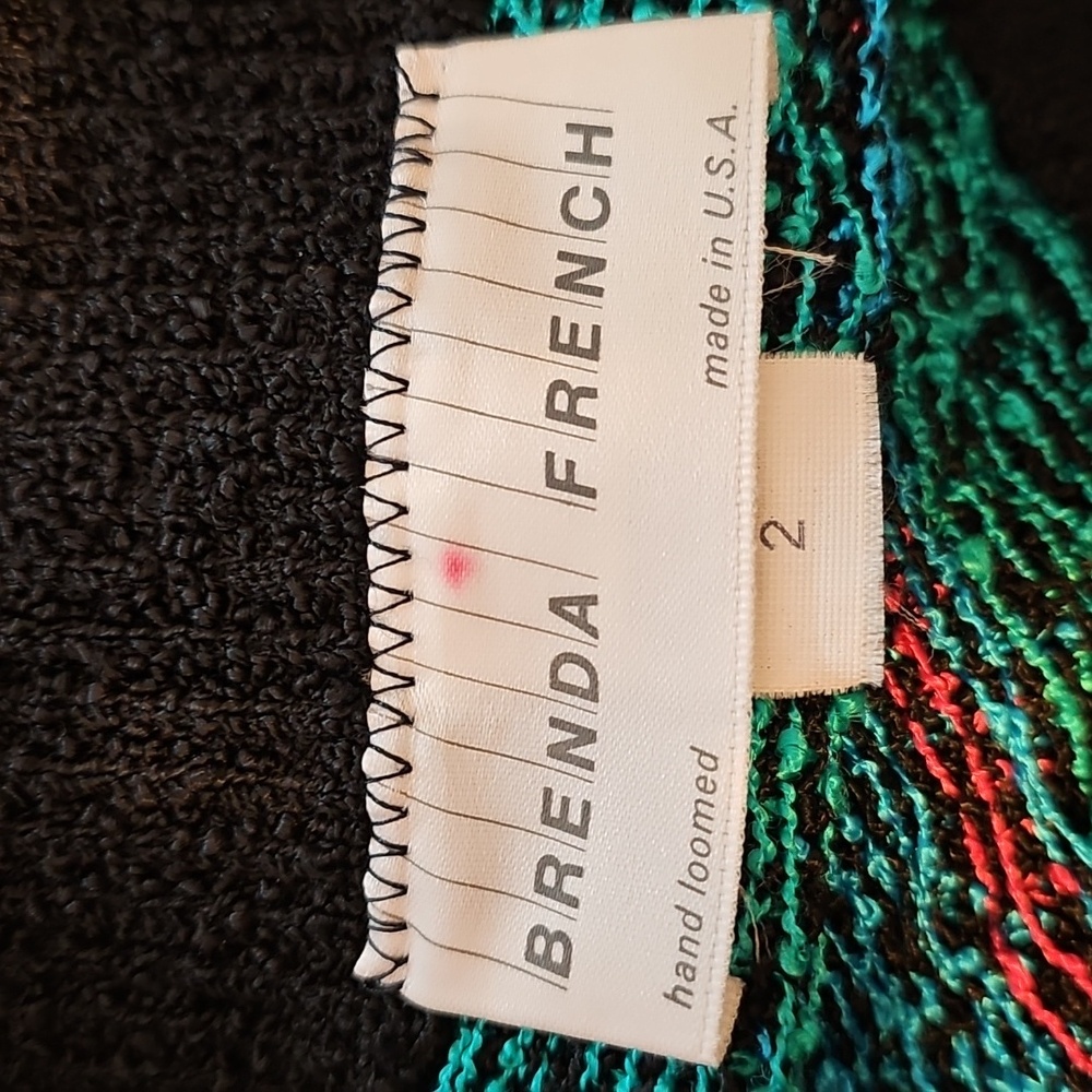 Brenda French Hand Loomed Midi Skirt Size 2 – Rayon – Retro - Vintage - Picture 11 of 12